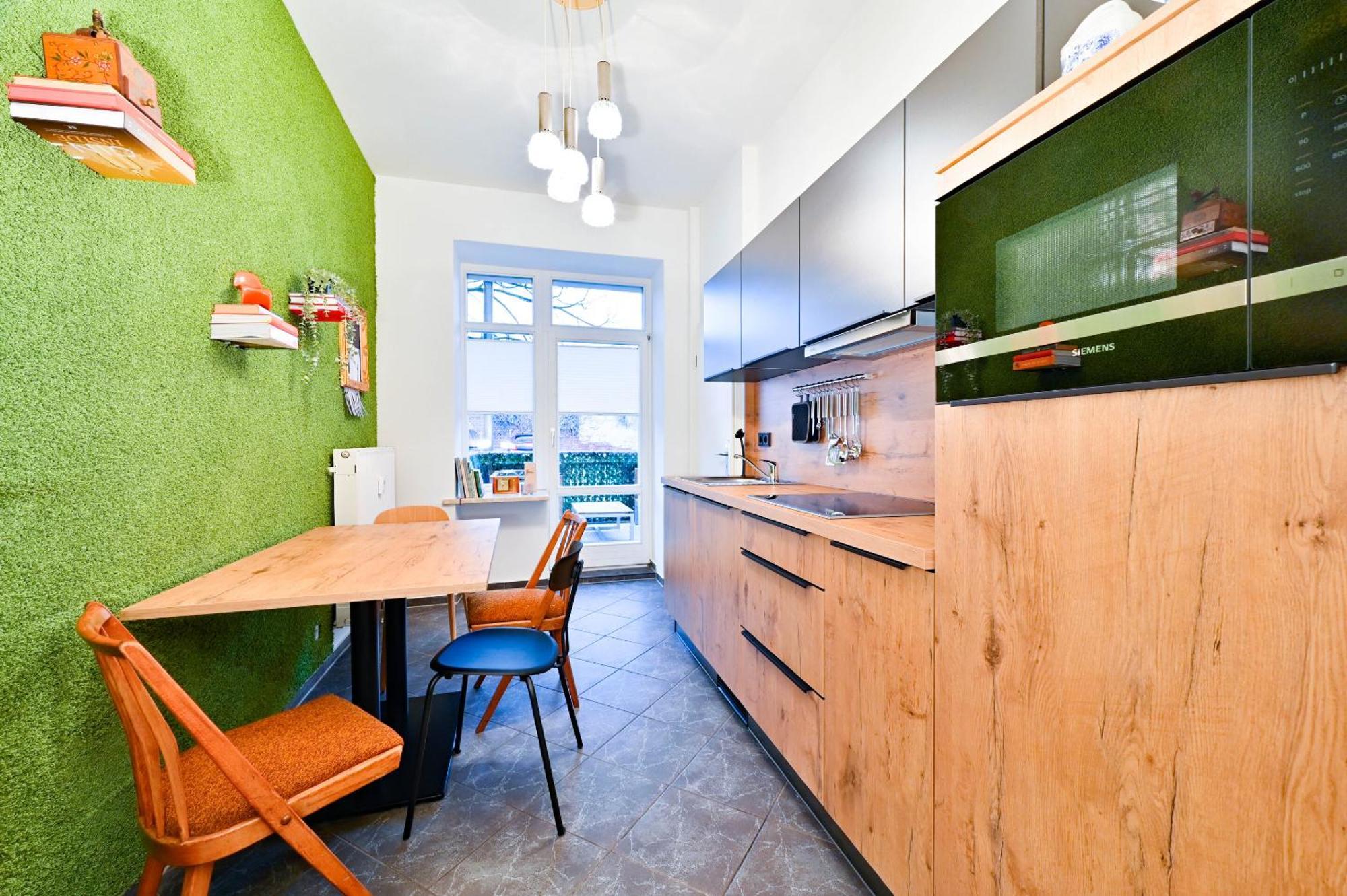 켐니츠 Premium Quartier Clara , Karl Und Fritz Auf Dem Kassberg Mit Eigenem Stellplatz 아파트 객실 사진